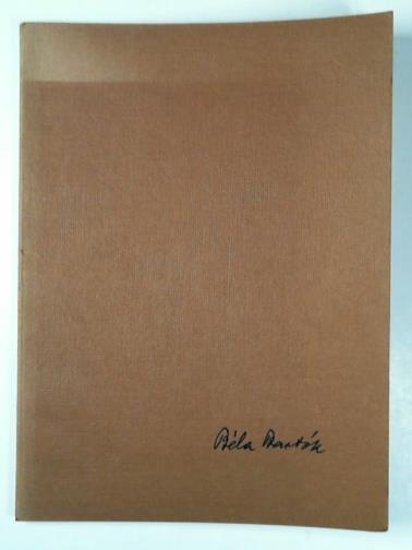  - Bela Bartok: a complete catalogue of his published works