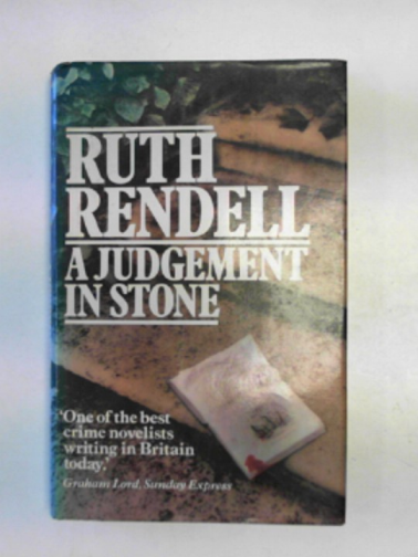 RENDELL, Ruth - A judgement in stone