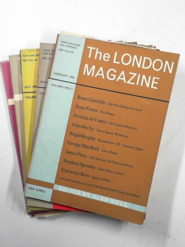 ROSS, Alan (ed) - The London Magazine, 1963 (5 issues)
