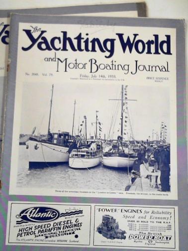  - The Yachting World and Motor Boating Journal 1933 (2 issues)
