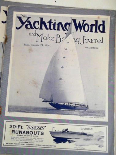  - The Yachting World and Motor Boating Journal 1934 (2 issues)