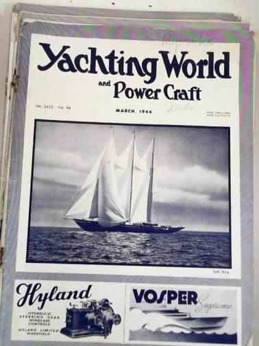  - Yachting World and Power Craft, volume 96, 1944 (6 issues)