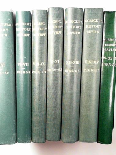 CHARTRES, J A (ed) - The Agricultural History Review (48 vols.)