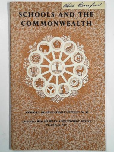 MINISTRY OF EDUCATION - Schools and the commonwealth