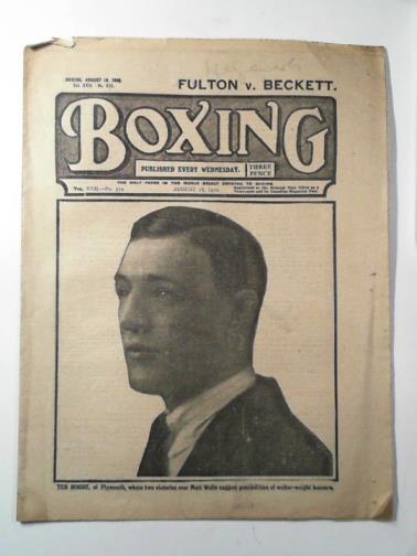  - Boxing, vol.XXII, no.572, August 18, 1920.