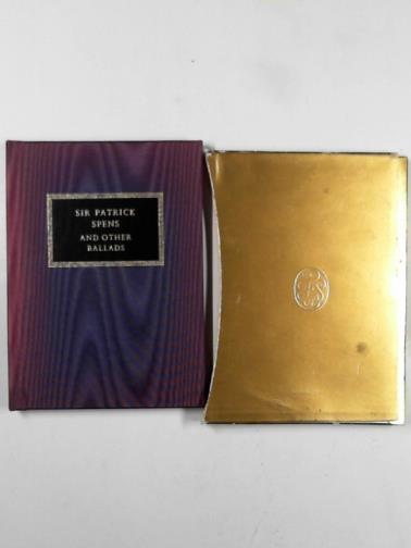  - Sir Patrick Spens and other ballads