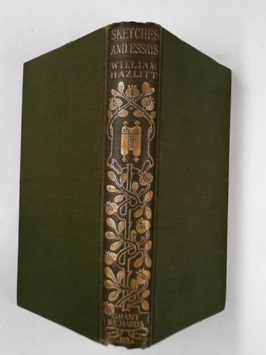 HAZLITT, William - Sketches and essays