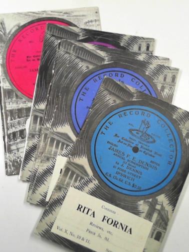 DENNIS, James F.E (ed) - The Record Collector (6 issues)