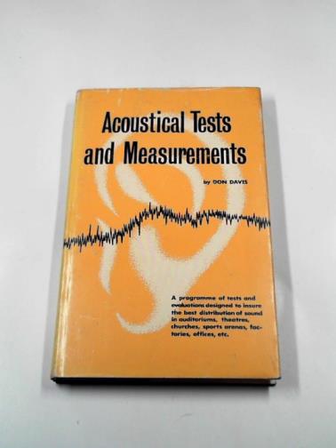 DAVIS, Don - Acoustical tests and measurements