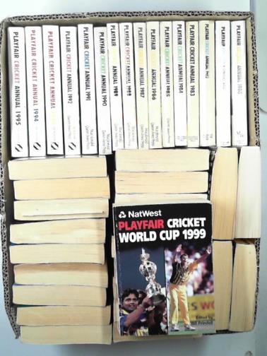  - Playfair Cricket Annuals 1980-2002, 2004-2017, 2021 and Playfair Cricket World Cup 1999 (39 vols.)