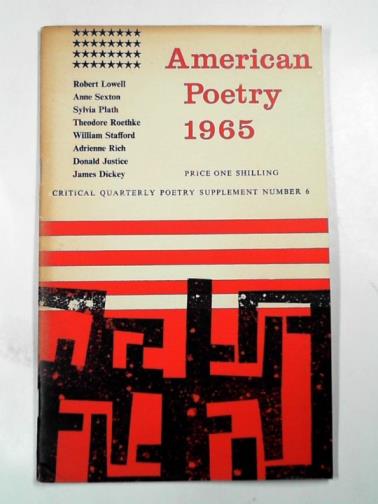 PLATH, Sylvia & others - American poetry 1965