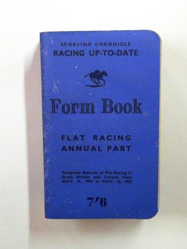 SPORTING CHRONICLE - Racing up-to-date form book, Flat Racing edition, yearly part, 1955