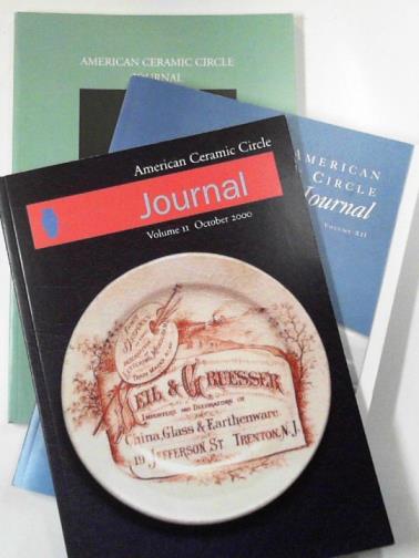 SIMPSON, Fronia (ed) - American Ceramic Circle Journal, vols. 11-13, 2000-2005