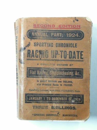 SPORTING CHRONICLE - Racing up-to-date, yearly part, 1924.