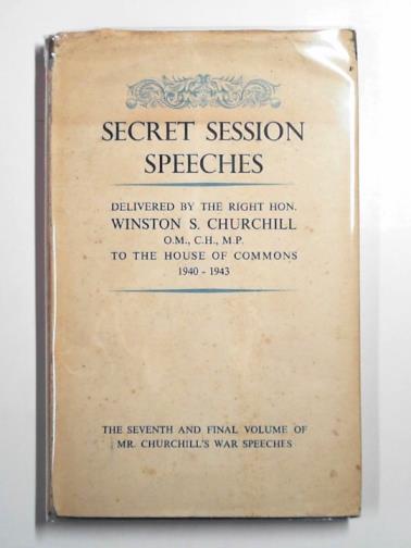 EADE, Charles - Secret session speeches