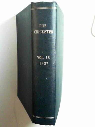  - The Cricketer vol. 18, 1937