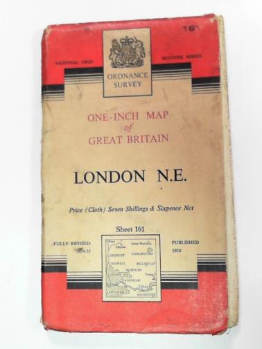 ORDNANCE SURVEY - One-inch map of Great Britain, sheet 161: London N.E