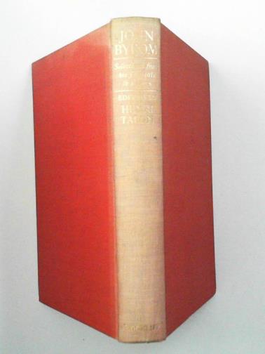 TALON, Henri (editor) - Selections from the journals & papers of John Byrom: poet-diarist-shorthand writer: 1691-1763