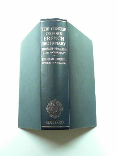 CHEVALLEY, Abel & Marguerite - The concise Oxford French dictionary