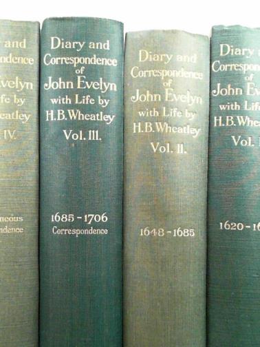EVELYN, John / BRAY, William (ed) - Diary of John Evelyn [4 volumes].