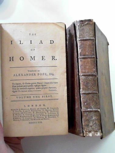 POPE, Alexander (transl.) - The Iliad of Homer (vols. 1 & 2)