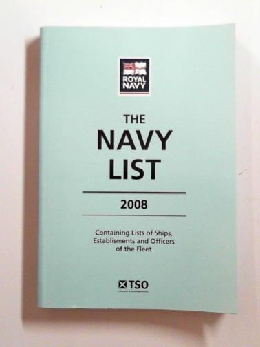  - The Navy list, 2008: compiled on the 3rd September 2008