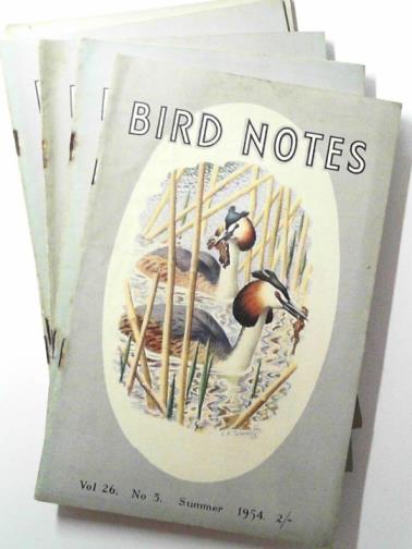 DAVIES, M.G. (editor) - Bird Notes, volume 26 nos. 3-8: Summer 1954 - Autumn 1955