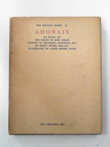 SHELLEY, Percy Bysshe - Adonais