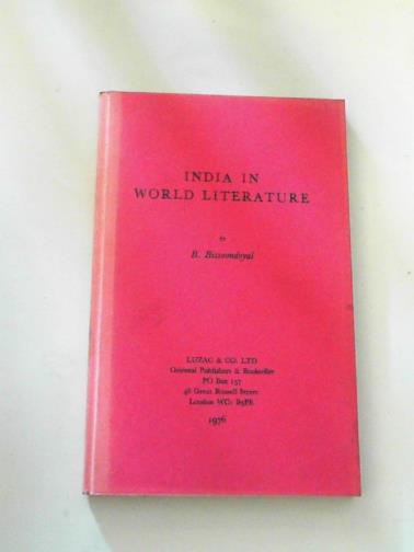 BISSOONDOYAL, B. - India in world literature