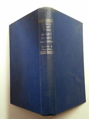 TILTMAN, Marjorie Hessell - Quality Chase's daughter