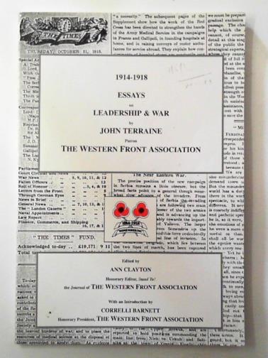 TERRAINE, John - 1914-1918 essays on leadership and war