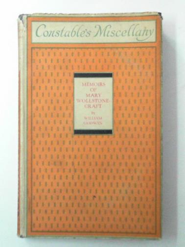 GODWIN, Willliam - Memoirs of Mary Wollstonecraft