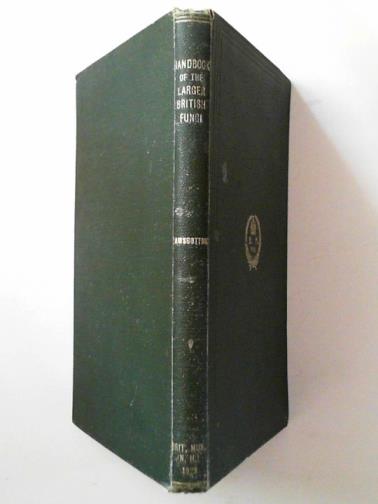 RAMSBOTTOM, John - A handbook of the larger British fungi