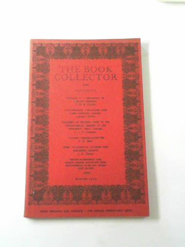 KITCHIN, C.H.B. and others - The Book Collector: volume 8 no. 4: winter 1959