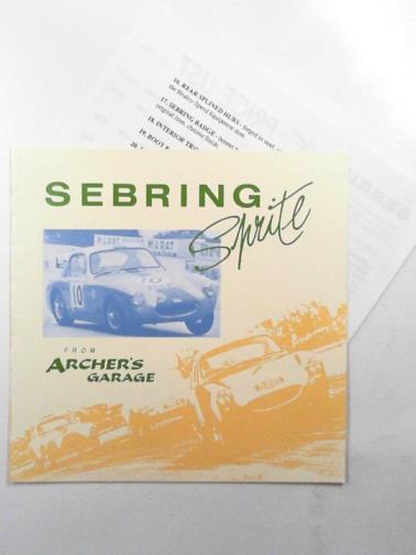 ARCHER, Brian - Sebring Sprite from Archer's garage