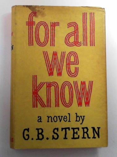 STERN, G.B. - For all we know