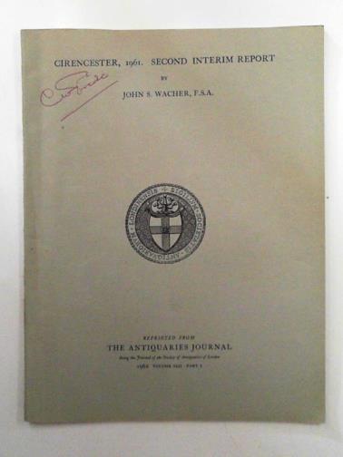 WACHER, John S. - Cirencester, 1961: second interim report
