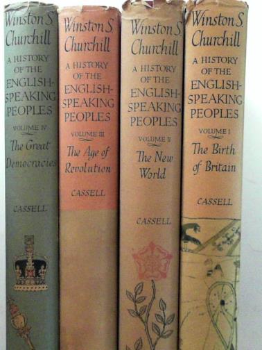 CHURCHILL, Winston S. - A history of the English-speaking peoples (4 volume set)