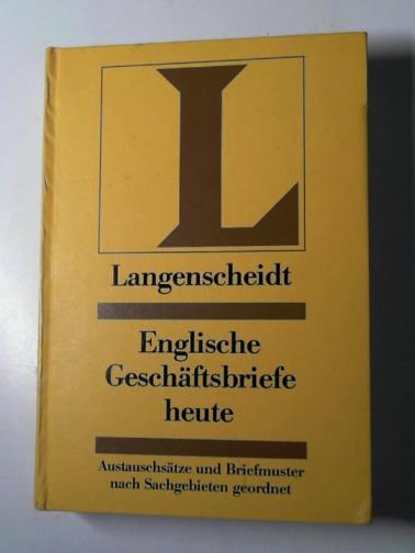 Langenscheidt - Englische geschaftsbriefe heute