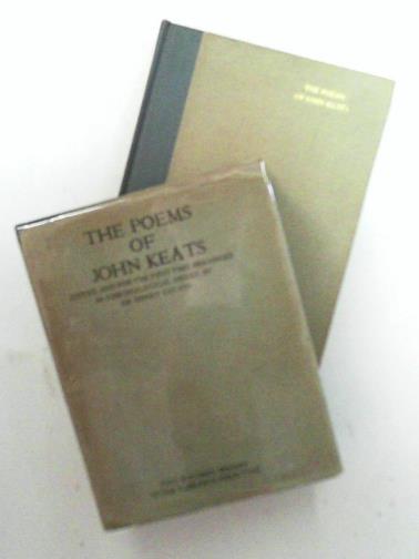 KEATS, John - The poems of John Keats arranged in chronological order (2 vols.)