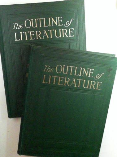 DRINKWATER, John (ed) - The outline of literature (2 vols.)