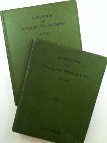  - Admiralty handbook of wireless telegraphy (2 vols.)