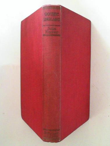 HARVEY, John - Gothic England: a survey of national culture 1300-1550