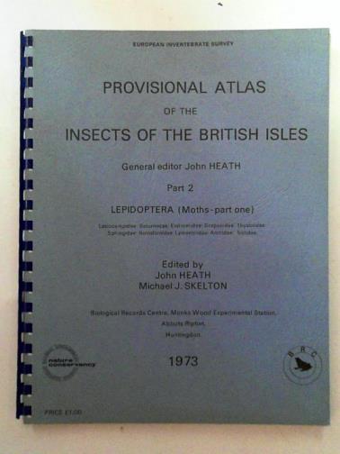 HEATH, John & SKELTON, Michael J. (eds) - Provisional atlas of the insects of the British Isles, part 2: lepidoptera (moths-part one)