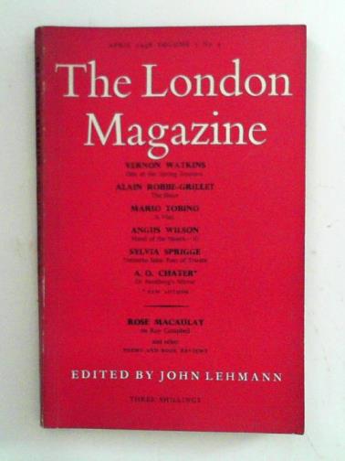 LEHMANN, John (ed) - The London Magazine: a monthly review of literature, vol. 5, no. 4, April 1958