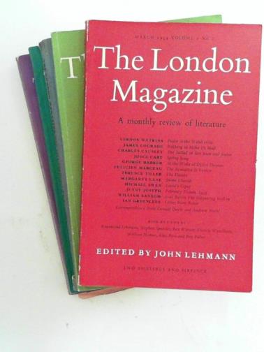 LEHMANN, John (ed) - The London Magazine: a monthly review of literature, volume I, nos. 2, 3, 4, 6, 11