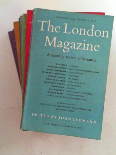 LEHMANN, John (ed) - The London Magazine: a monthly review of literature, vol.I, nos. 1-4, 6-11, February - December 1954 (10 issues)