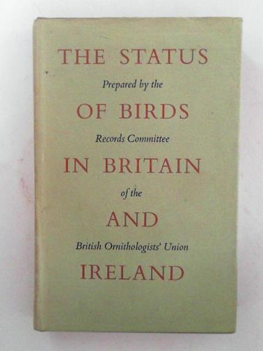 SNOW, D.W (ed) - The status of birds in Britain