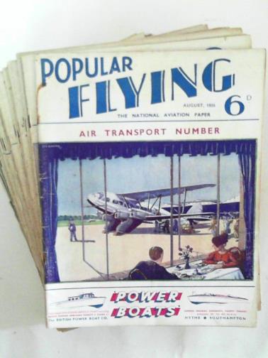 JOHNS, W. E. (ed) - Popular Flying (26 issues, 1935-1939)