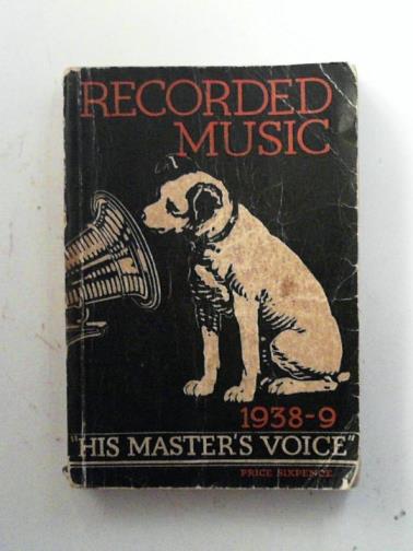  - 1938-9 catalogue of 